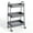 Gray/17.40 x 12.00 x 31.00 inch, variant on Alvantor 3 Tier Small Rolling Cart, Metal Utility Storage Organizer Kitchen Trolley Bathroom Laundry Room Bar Office Shelves