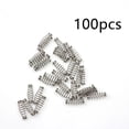 thumbnail image 1 of 100Pcs Fish Hook Spring Bait Feeder Lure Trap Accessories Fishbait Feeder Tackle, 1 of 9