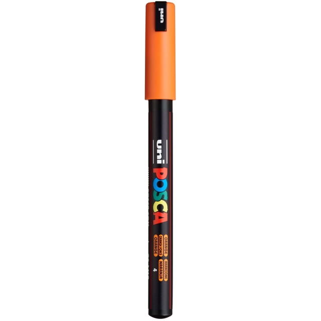 Marcador de pintura UNI POSCA PC-1MR naranja con punta de 0,7 mm