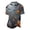 Black, variant on Mens Halloween Camping Polo Shirt Short Sleeve Spider Ghost Jack O Lantern Pattern Soft Two Button Casual Wear Tee Red L