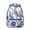 Blue-9, variant on Floral Print Everyday Backpack for Students Durable and Wear-Resistant School Bag with Artistic Bloom and Blossom Illustration, Perfect for Outdoor Sports