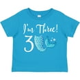 thumbnail image 3 of Inktastic 3rd Birthday Mermaid Party Girls Toddler T-Shirt, 3 of 5