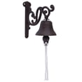 thumbnail image 3 of Miumaeov Cast Iron Hanging Bell Outdoor Wall Mounted Metal Door Bell for Farm House Outside Decorative Accent Bells, 3 of 13