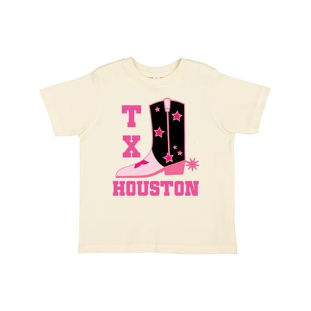 

Inktastic Houston Texas Cowgirl Gift Toddler Toddler Girl T-Shirt