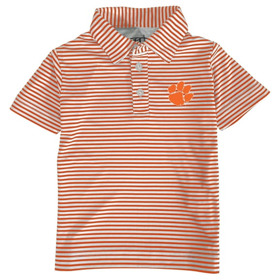 Toddler Garb Orange/White Clemson Tigers Carson Polo