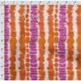 thumbnail image 4 of Soimoi Tie Dye Print, Velvet Fabric, Decor Sewing Fabric by The Yard 54 Inch Wide,Decorative Fabric for Upholstery and Home Accents, Orange, 4 of 5