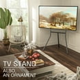 thumbnail image 2 of RTVR Floor TV Stand with 3 Adjustable Legs for 60-86 inch TVs up to 150lbs, Modern Black, 2 of 9