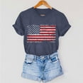thumbnail image 6 of Independence Day POROPL Womens Graphic T Shirts ,Cotton Womens T Shirts Crewneck Short Sleeve Shirt, 6 of 7
