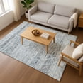 thumbnail image 7 of Addison Rugs Mayfield Premium Machine Washable Transitional Diamonds Blue Rectangle Rug, 2'6" X 3'10" Machine Washable Transitional Diamonds Blue Oversized Sherpa Throw Blanket, 7 of 7