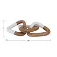 thumbnail image 2 of Bloomingville Mango Wood Chain Décor with 3 Links, 2 of 7