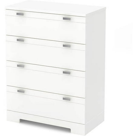 Reevo 4 Drawer Chest Pure White - South Shore