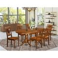 thumbnail image 2 of Pemberly Row 7-piece Wood Dining Table Set in Saddle Brown, 2 of 6
