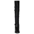 thumbnail image 4 of Women Leatherette Quilted Knee High Riding Boot BF20, 4 of 5