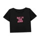 thumbnail image 4 of Camiseta corta para mujer, ropa de verano, cuello redondo, para vacaciones, regalo del día de San Valentín M, 4 of 7