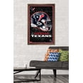 thumbnail image 2 of NFL Houston Texans - Neon Helmet 24 Wall Poster, 22.375" x 34" Framed, 2 of 6