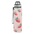 thumbnail image 2 of Strawberry Fruits 32oz Water Bottles with Straw Tritan Leakproof Sports Bottle BPA Free Clear for Fitness Gym Swimming Cycling, 2 of 7