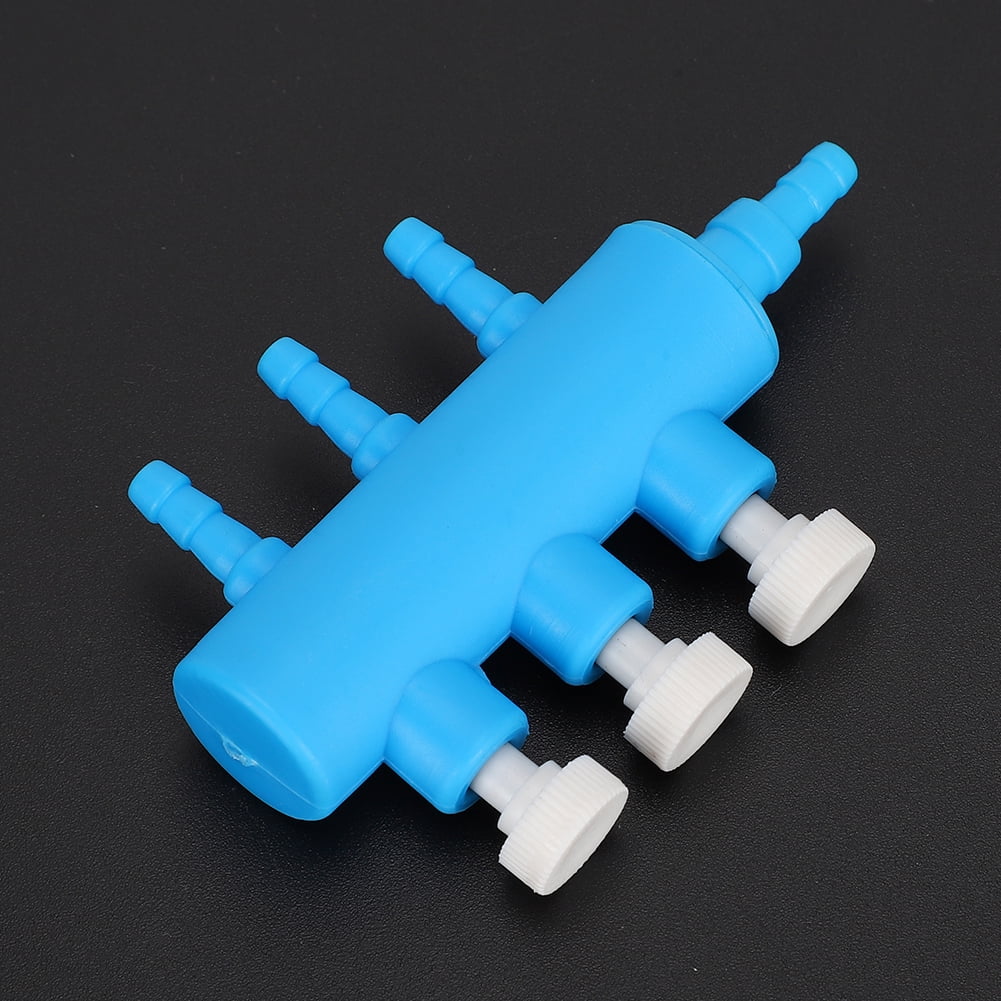 2-teiliges Edelstahl-Luftverteiler-Ventil Für Aquarium – Regelbarer 2-Wege-Splitter Für Luftpumpen