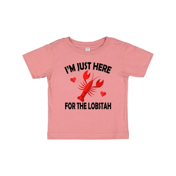 Inktastic Just Here for the Lobster Boys or Girls Baby T-Shirt
