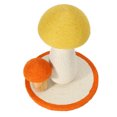 thumbnail image 1 of Mushroom Cat Scratch Post, Claw Grinding Skin Friendly Interactive Kitten Climbing Post Cute  for Indoor, 1 of 8