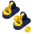 thumbnail image 1 of Oleegame 2PC Dumpling Skin For Household Kitchen Bun Making Multifunctional Two In One Dumpling Skin Blue, 1 of 7