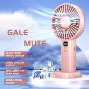 Handheld Portable Fan [15H Max Coolin-g Time] Hand Fan, 3600mAh USB Rechargeable Fan, Battery Operated Small Fan With 4 Speeds