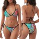 thumbnail image 3 of Fotbe Cartoon Map Of Europe Traje de Baño para Mujer de Dos Piezas – Bikini Sexy de Tirantes Tipo Halter con Diseño Triangular, 3 of 6