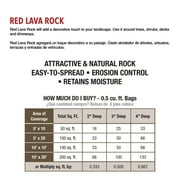 Pavestone .5 Cu. ft. Bagged Decorative Stone Red Lava Rock