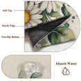 thumbnail image 6 of Daisy Flower Area Rugs 5'x8', Washable Small Throw Rugs for Classroom Bedroom, Vintage Farmhouse Rustic Floral Plant Indoor Outdoor Rug Non-Slip Low Pile Carpet Runner Reversible Floor Mats, 6 of 8