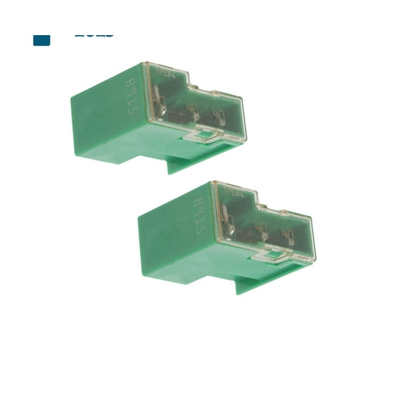 2 Pc Triple Fuse Box 40/40/40 Amp Green  for 2007-2018 Nissan Versa 24370C9900