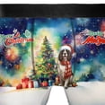 thumbnail image 4 of Merry Christmas and Happy New Year Santa English Springer Spaniel Holiday Xmas Winter 2025 All Over Print Boxer Briefs Underwear for Men Dad Springers Dog Lover Gifts - 00024, 4 of 6