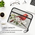 thumbnail image 6 of Accordion File Organizer with Zip Closure 13 Pockets Expanding File Folder Letter A4 Paper Document Organizer for Home Office Beautiful Red Bird, 6 of 7