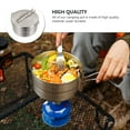 thumbnail image 5 of NICEXMAS Hiking Stainless Pot Camping Pot Silver Portable 1Pcs, 5 of 7