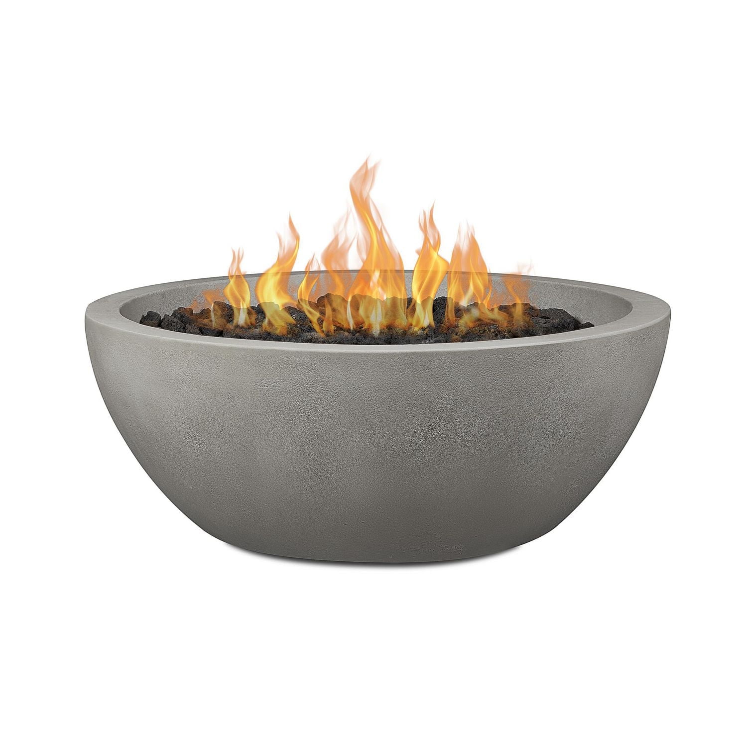 Real Flame Eldora 38" Round Natural Gas Fire Pit in Shade