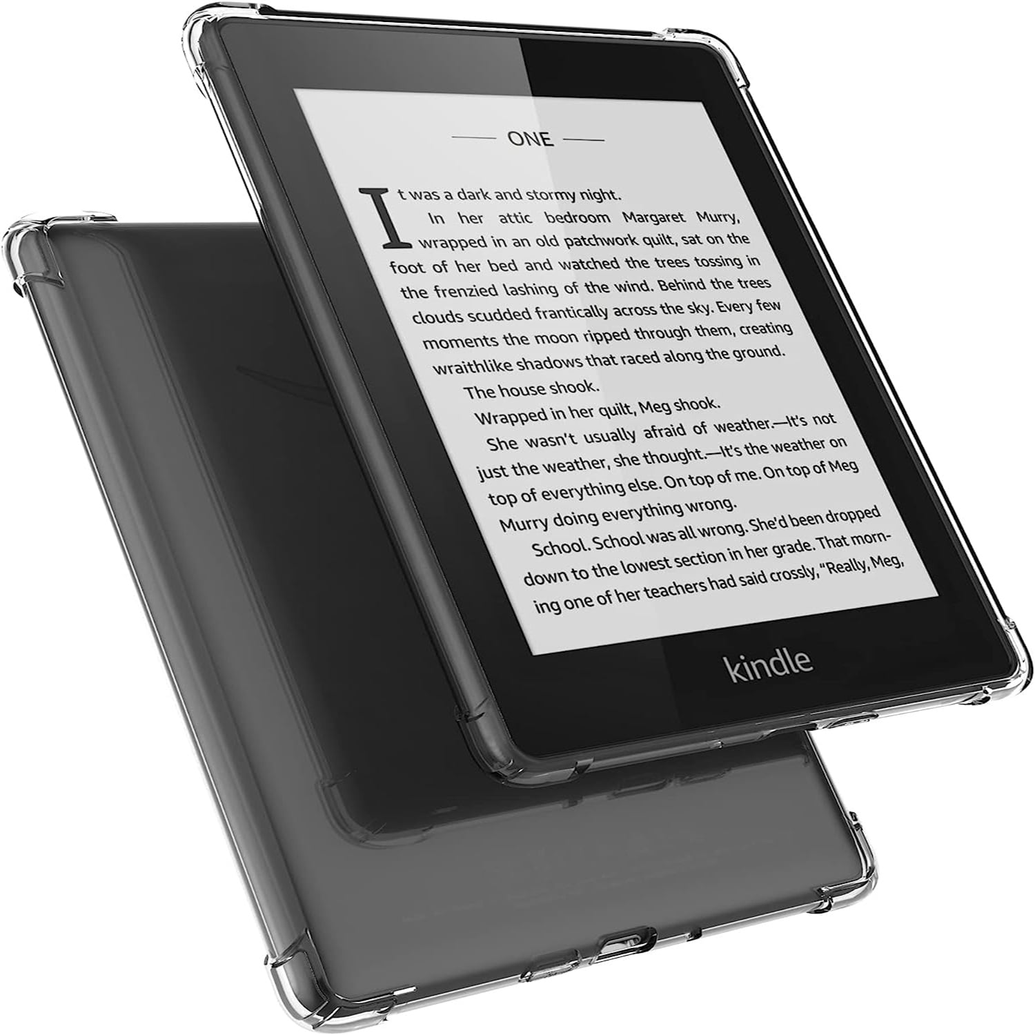 JTCASES Clear Case for Older Kindle Paperwhite Prior to 2018
