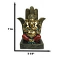 thumbnail image 2 of Hindu Elephant God Ganesha Seated On Hamsa Palm Hand of God Throne Figurine, 2 of 9