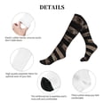 thumbnail image 5 of Lsque American Flag with Desert Camouflage Pattern Sport Compression Socks for Men & Women 15-20 mmHg Knee High Nurse Pregnant Running Medical and Travel Athletic, 5 of 6