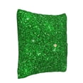 thumbnail image 2 of Bingfone Green Glitter Linen Throw Pillow Covers Cushion Case Pocket Button Vintage Farmhouse Pillowcase for Sofa Couch Bed 16"x16", 2 of 9