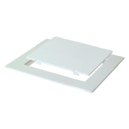 EZ-FLO 34022 Access Panel with Frame, 14" x 14", White