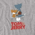 thumbnail image 2 of Tom And Jerry Movie T-Shirt Park Bench Unisex Graphic Tee For Men & Women, 2 of 7