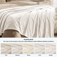 thumbnail image 3 of U by Bedsure Fleece Blankets Throw Size Cream, 300GSM Lightweight Plush Fuzzy Cozy Soft , 50x60 inches, 3 of 10