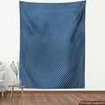 thumbnail image 4 of Ambesonne Geometric Fabric by the Yard Upholstery, Numerous X Drawn Shapes, 2 Yards, Dark Sky Blue and White, 4 of 5
