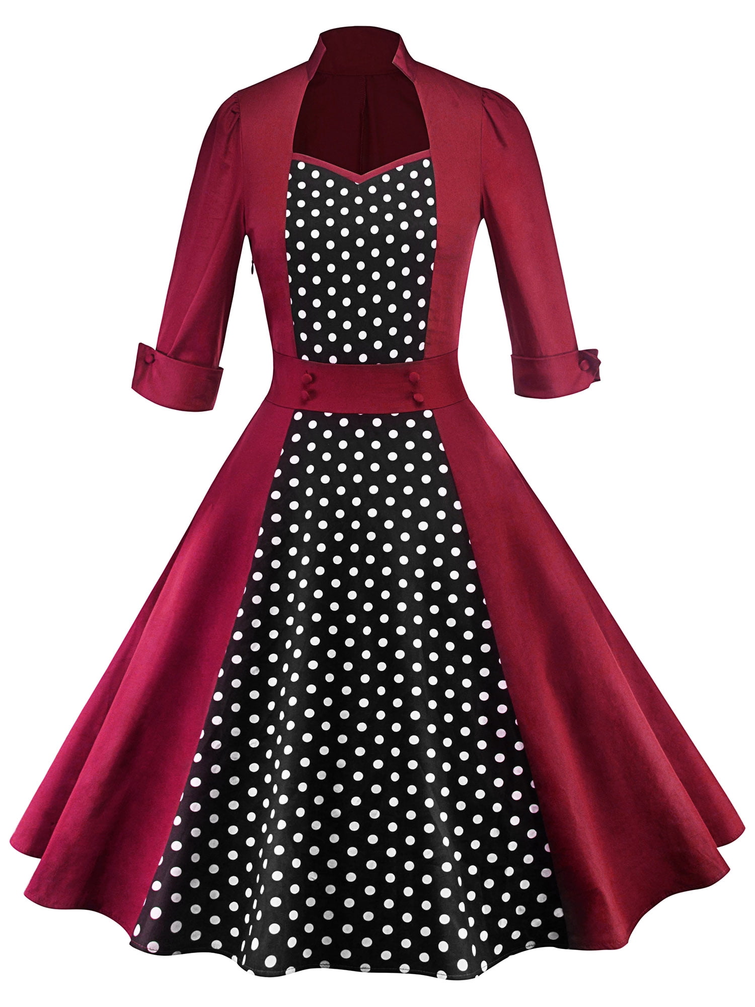 long rockabilly dresses