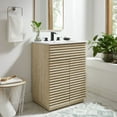 thumbnail image 1 of Modway Render 24" Faux Travertine Bathroom Vanity With Sink in White, 1 of 10