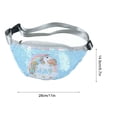 thumbnail image 2 of Riñonera con lentejuelas, riñonera para niños con purpurina, bolsa de pecho con dibujos animados, bolsillo de viaje al aire libre, 2 of 5