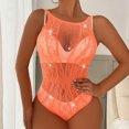thumbnail image 4 of uublik Valentines Lingerie Set for Women Plus Size Babydoll Bodysuit Sexy Naughty Lace, 4 of 5