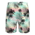 thumbnail image 6 of Naloa Tropical Summer Palm Men's Beach Shorts, Surfing shorts, Swim trunks, Quick Dry Swim Trunks for Surfing Beach Fun - Large, 6 of 9