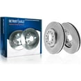 thumbnail image 3 of Detroit Axle - Brake Kit for 2018-2019 Buick Enclave 2017-2020 Cadillac XT5, Disc Brake Rotors Ceramic Brakes Pads Replacement: 13.58" inch Front and 12.40" inch Rear Rotor, 3 of 8