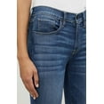 thumbnail image 4 of 3x1 Women's ORWELL Skinny Crop Raw-Hem Mid Rise Stretch Jeans, 25, 4 of 7