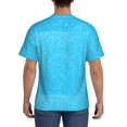 thumbnail image 2 of Naloa Sky Blue Glitter Men's T-Shirt Sport T-shirt Men's Basic Tee Casual Men's Shirt, Round Neck, Short Sleeves - XX-Large, 2 of 5