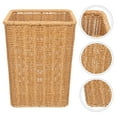 thumbnail image 2 of Woven Wastebasket Multipurpose Woven Basket Woven Trash Can Bathroom Trash Can, 2 of 8